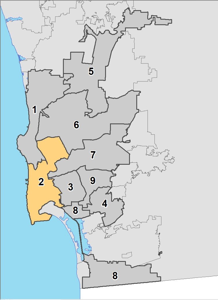 map of city council districts